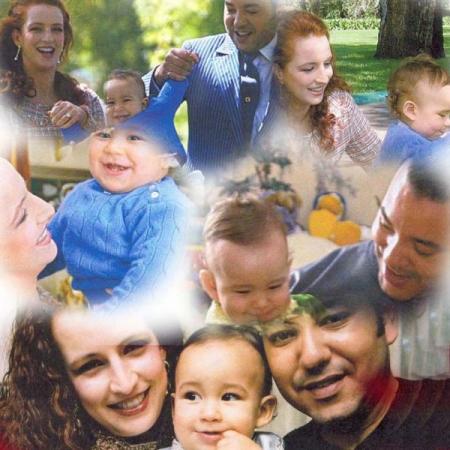 photo m6, sa femme et son petit fils